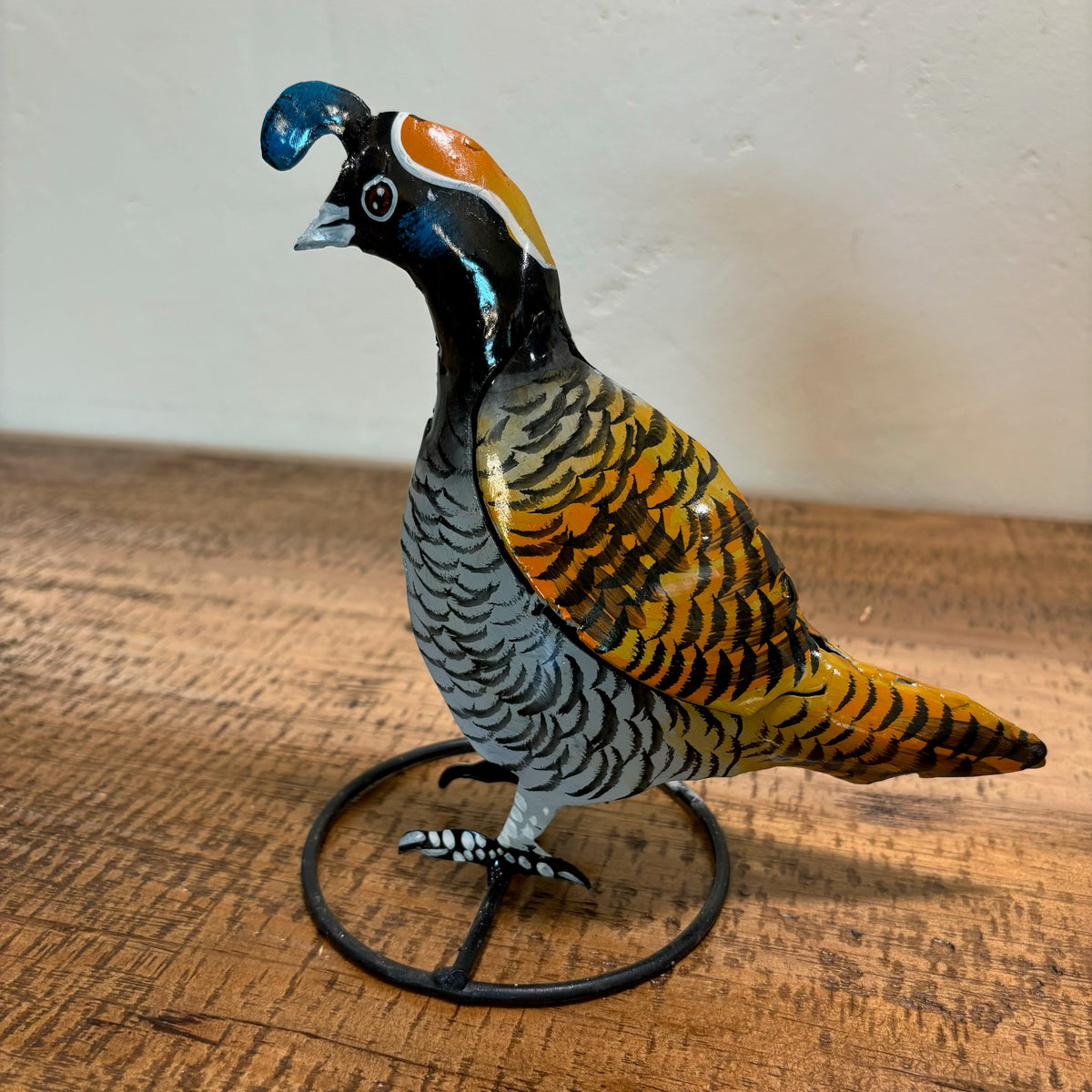 Metal Gambel Quail