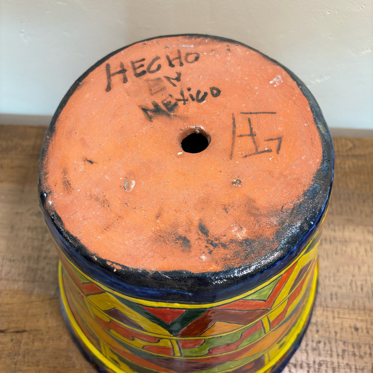 Hand-made and Hand-Painted Talavera Pot For Sale From Mexico